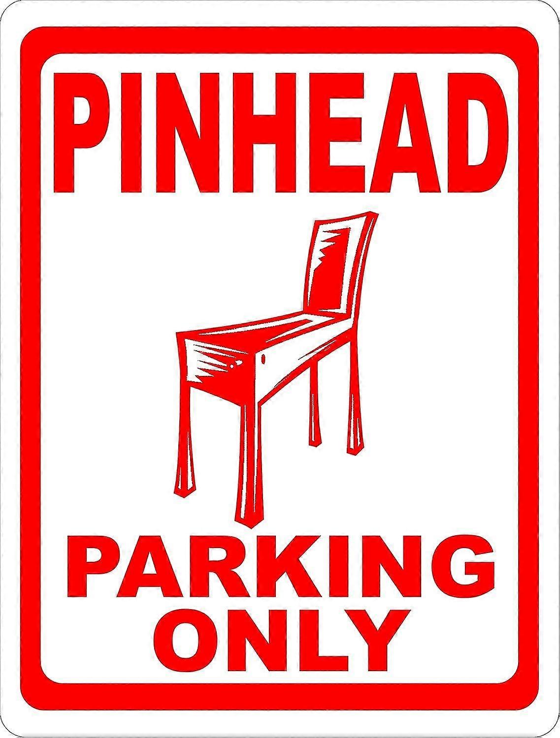 Sinal de estacionamento de cabeça de pino. 8x12 polegadas OU 12x16 polegadas de metal. Modo 5097