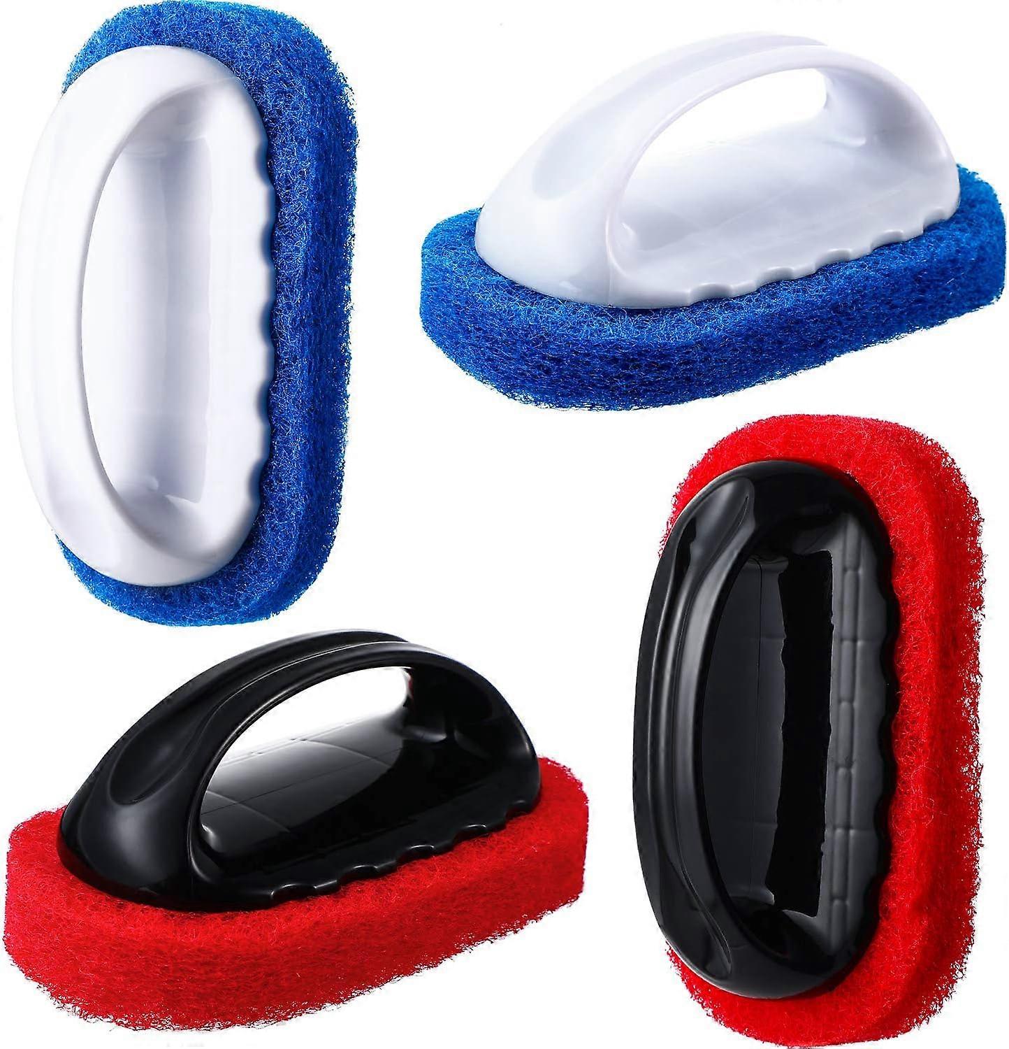 Polishing Pad Brush Cleaning Scrubs With Handle Kit