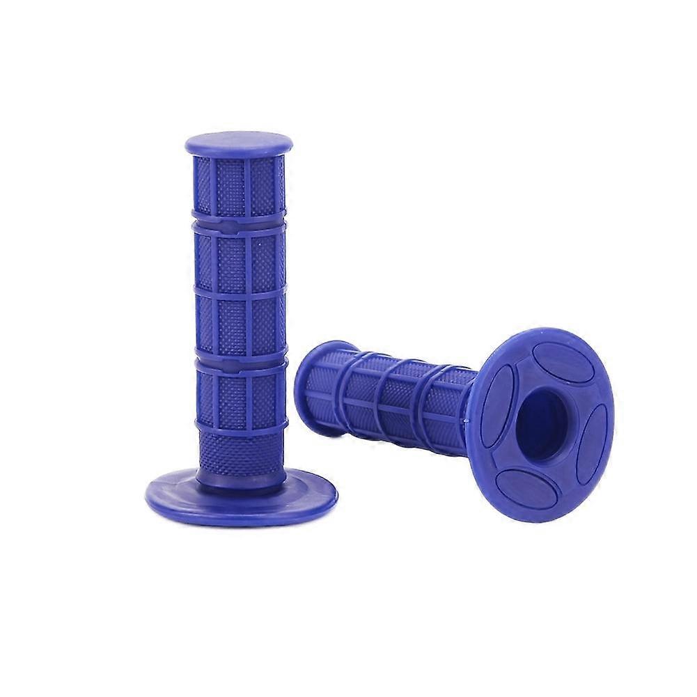 1 Pair Motorcycle Handlebar Grips Non-Slip Soft Rubber Grips Handlebar With 7/8" 22mm 24mm Replacement For All Off Road Dirt Bike, Bike Handle Grips