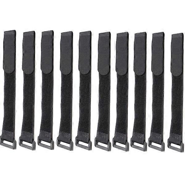 Cable ties with Velcro 10-pack Black