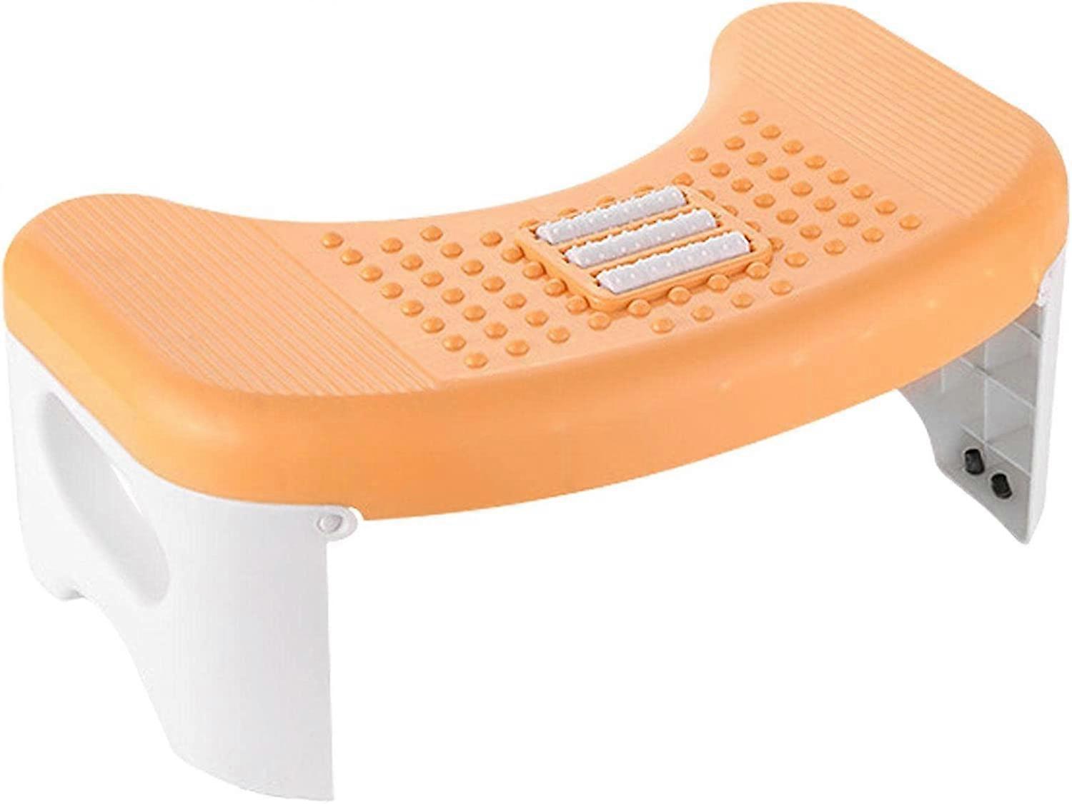 Badezimmer WC Hocker, 46x26x18cm Klappbarer Hocker für die Hocke, rutschfester Badezimmer-Tritthocker