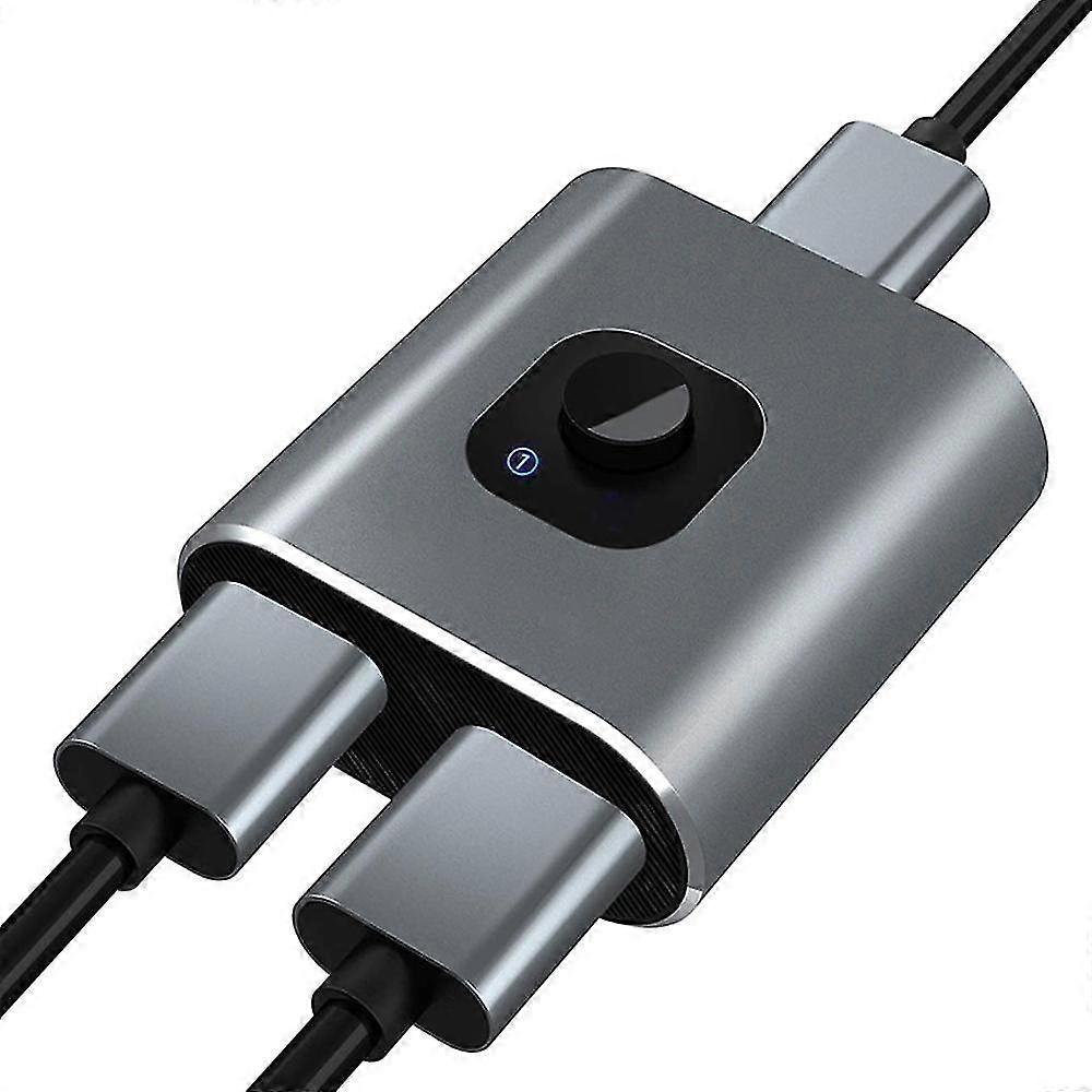 Hdmi Switcher 4k Hdmi Splitter - Techole Aluminum Bidirectional Hdmi Switcher 2 Input 1 Output