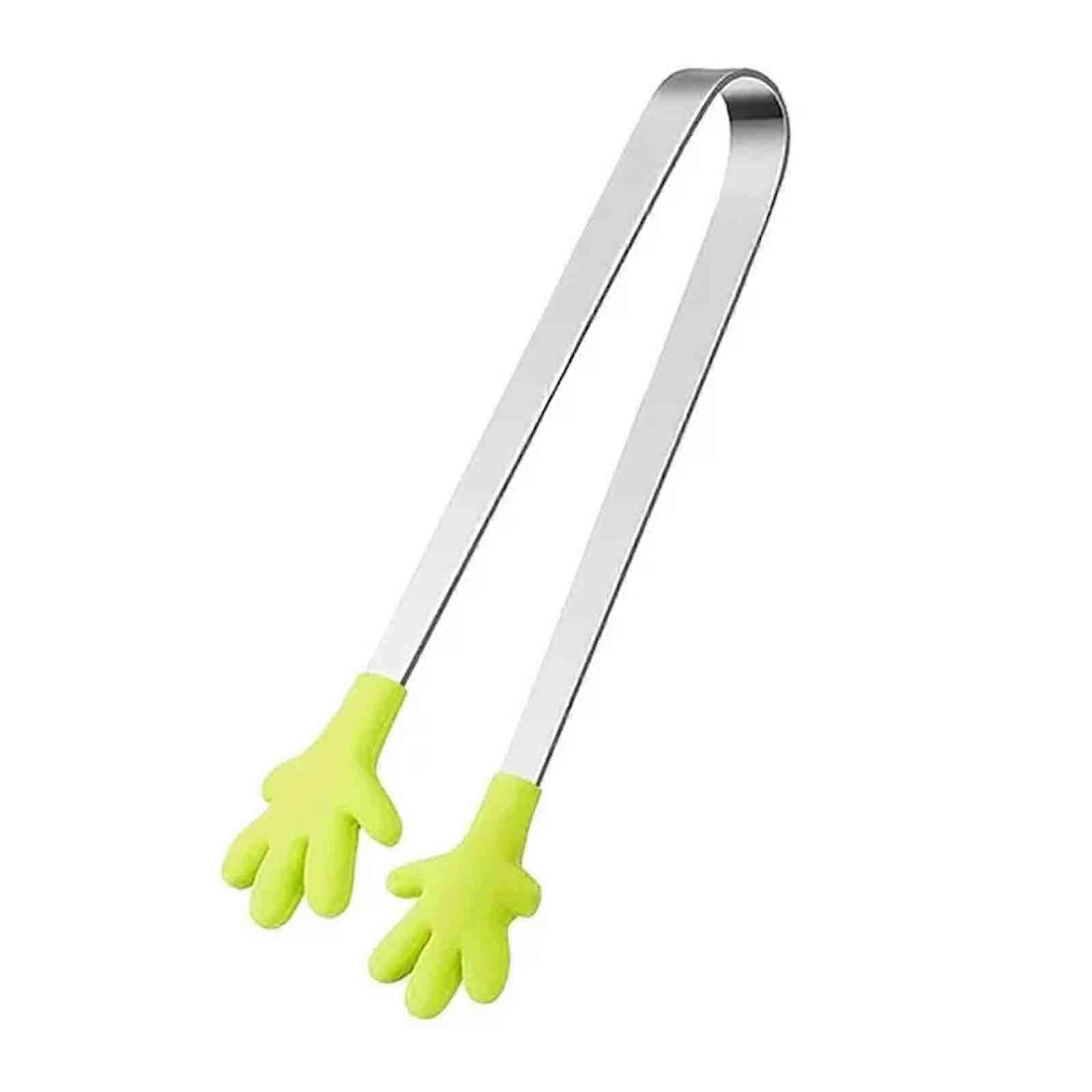 håndformede silikon tang mini kjøkken tang for mat ising sukker salat buffet