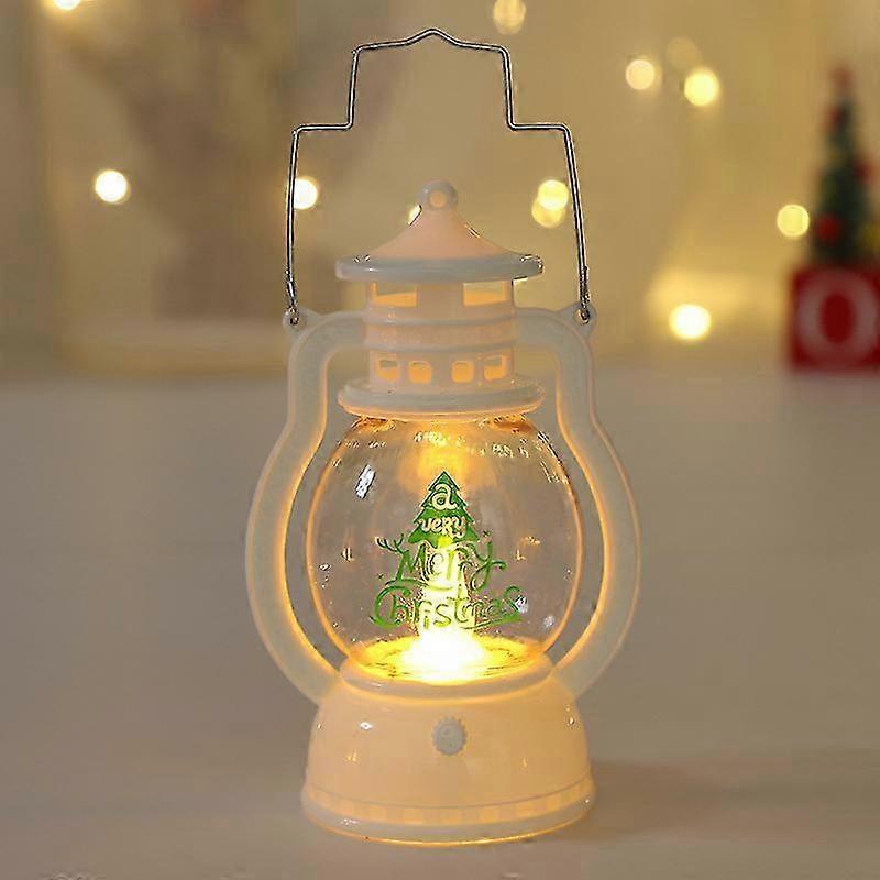 Christmas Lantern Water Glittering Scene