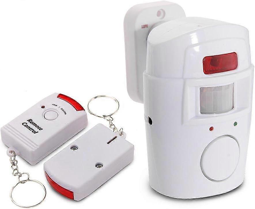 Wireless Siren Alarm Security Infrared IR PIR Sensor Motion Detector 2 Remote