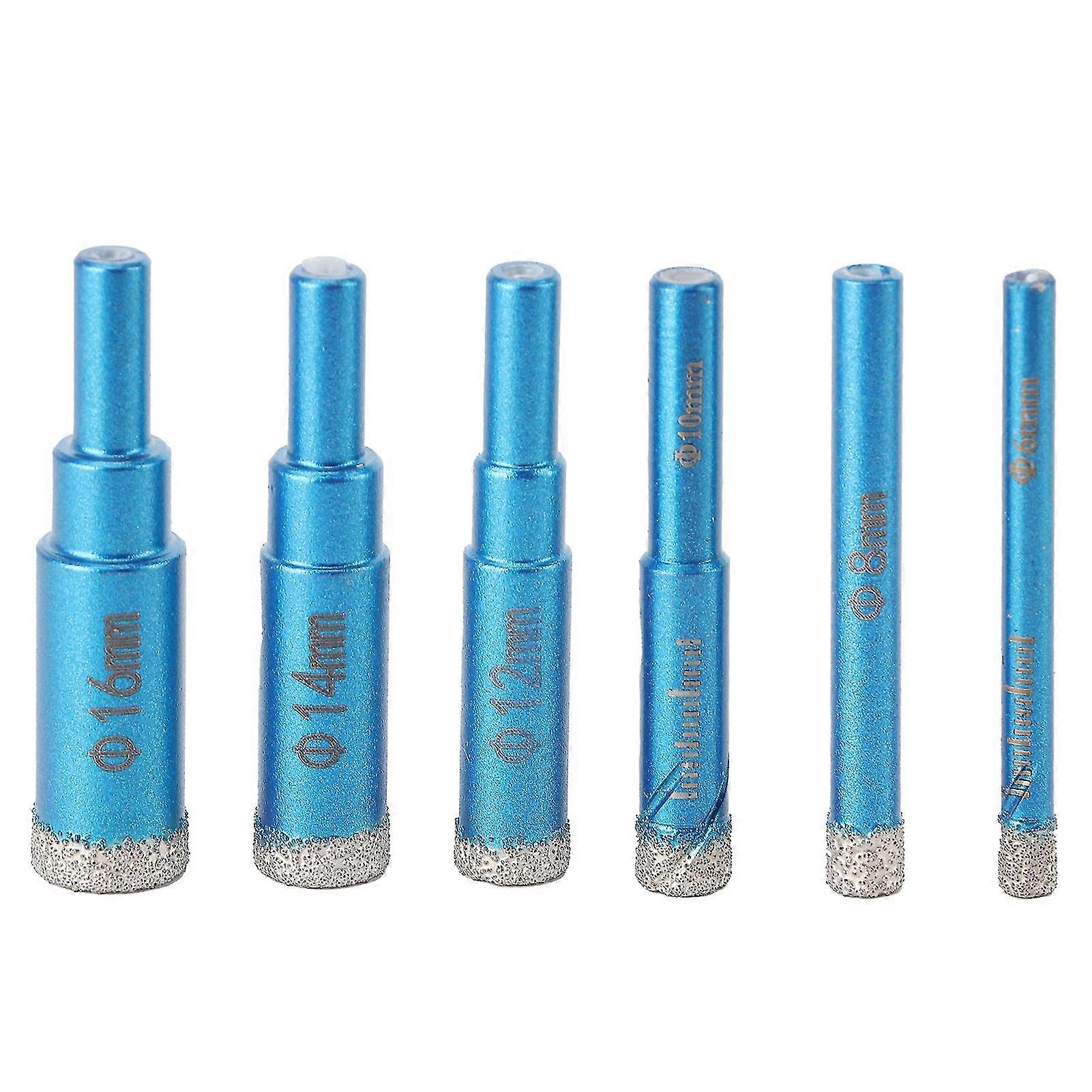 Diamond Hole Saw Drill Bits for Marble - 6 Pieces Professional Opener Set for Industrial Use