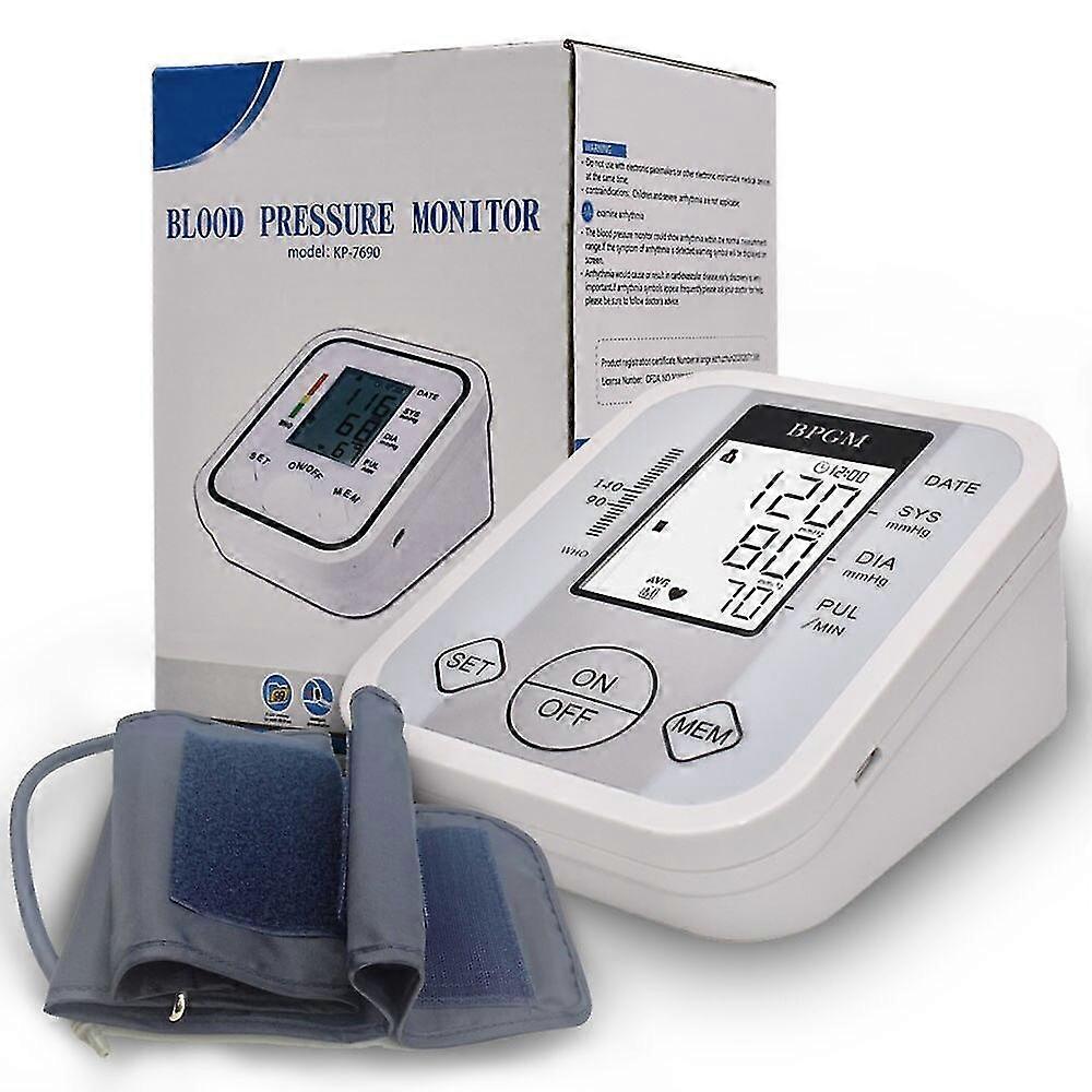 Blood Pressure Monitor Upper Arm Digital Tensiometer Automatic Tonometer Eletronicos Armthm Bp Machine Saturometro Prise De Sang