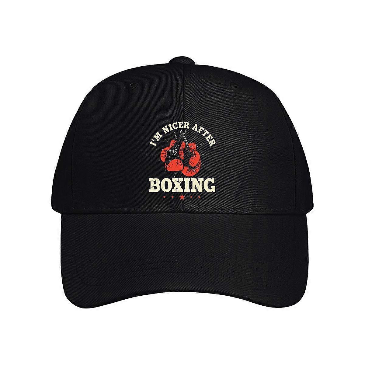 I'm Nicer After Boxing Baseball Cap