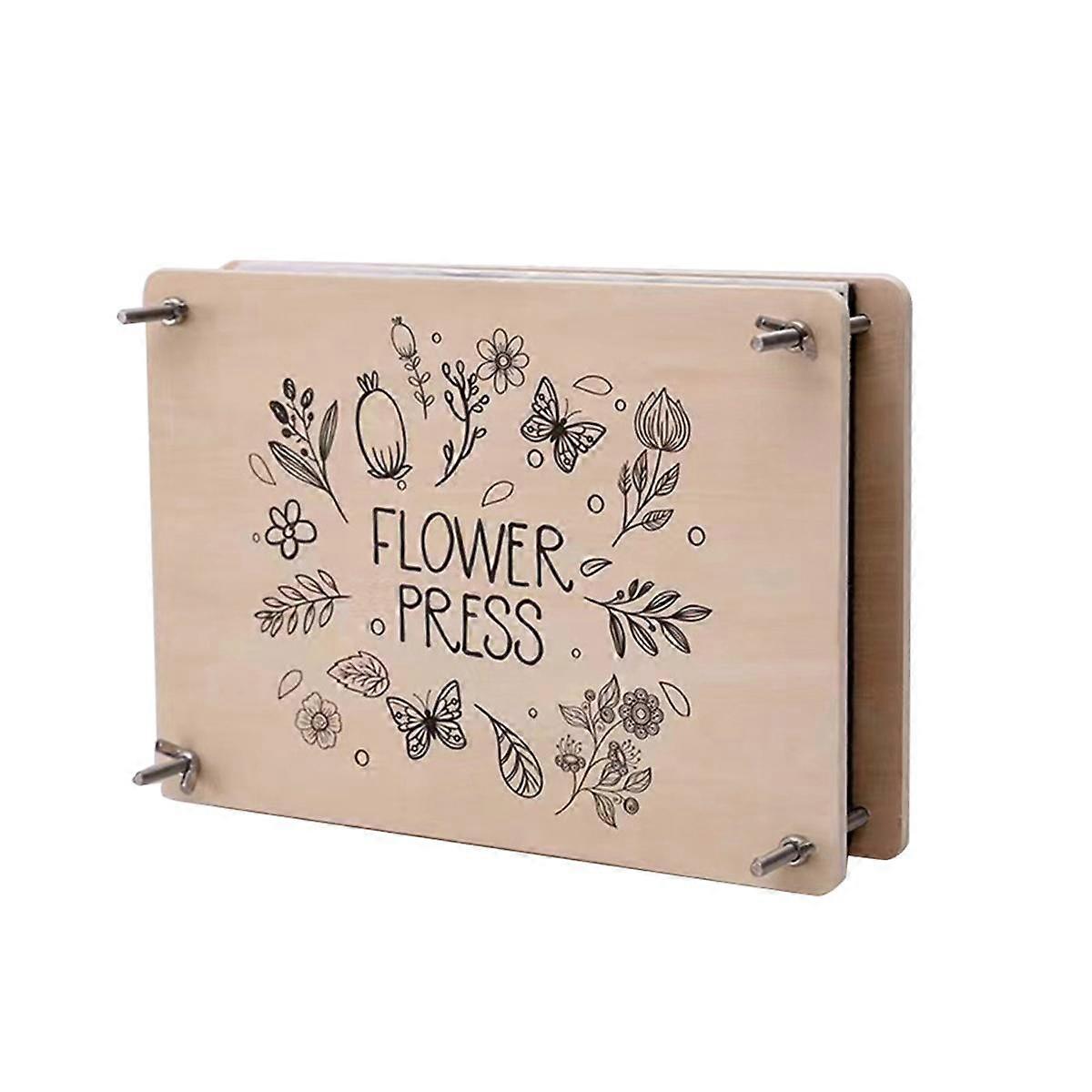 Kit professionale per la pressa dei fiori, 30X21 cm Kit per la pressatura dei fiori fai-da-te per adulti per realizzare fiori secchi e premere le a...