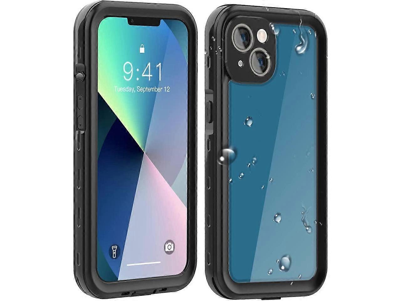 iPhone 13 Mini Waterproof Case, Shockproof Underwater IP68 Case, with Built-in Screen Protector Rugged Protective Cover for iPhone 13 Mini 5.4 inch