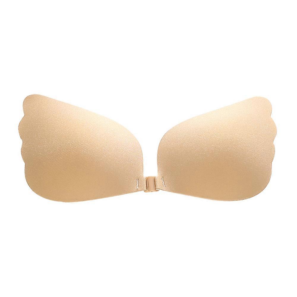 women's adhesive bra, fabric upgrade, breathable, reusable push-up strapless bra, self-adhesive backless bra without underwire