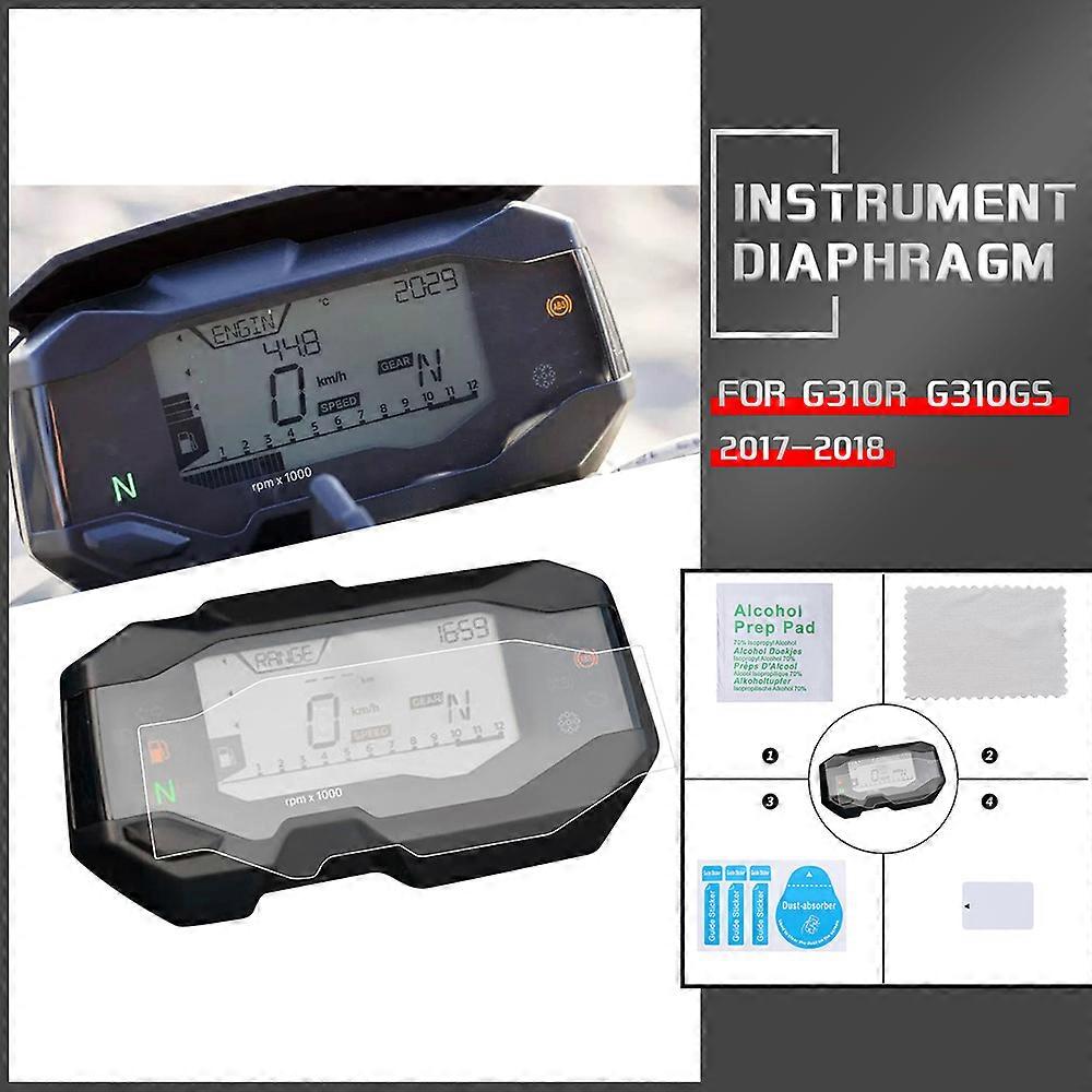 Motorcycle Instrument Dashboard Cluster Scratch Protection Film Screen Protector For BMW G310R G310GS 2017-2018 G310 R G310 GS