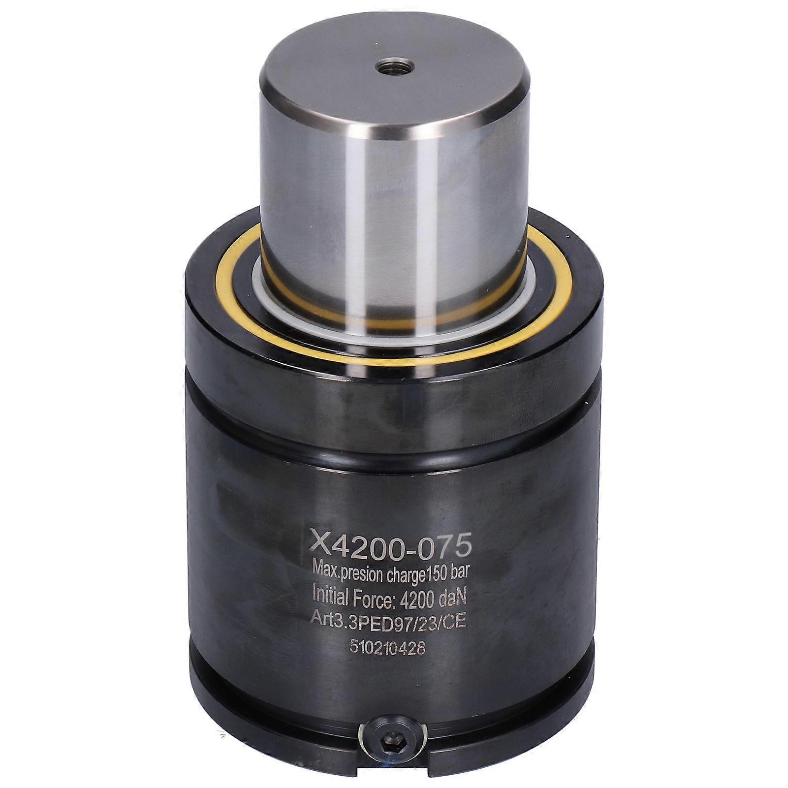 Nitrogen Gas Spring Compressed Cylinder with Inflation Port 42000N Initial Force 4200 SeriesYX4200‑075
