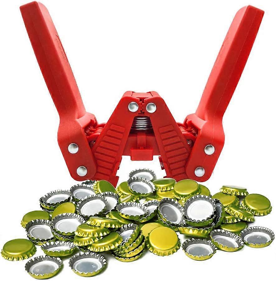 Manual Bottle Capper Tool, Double Lever Hand Capper for Home Brewing, Bottle Sealer (Bottle Capper-1)