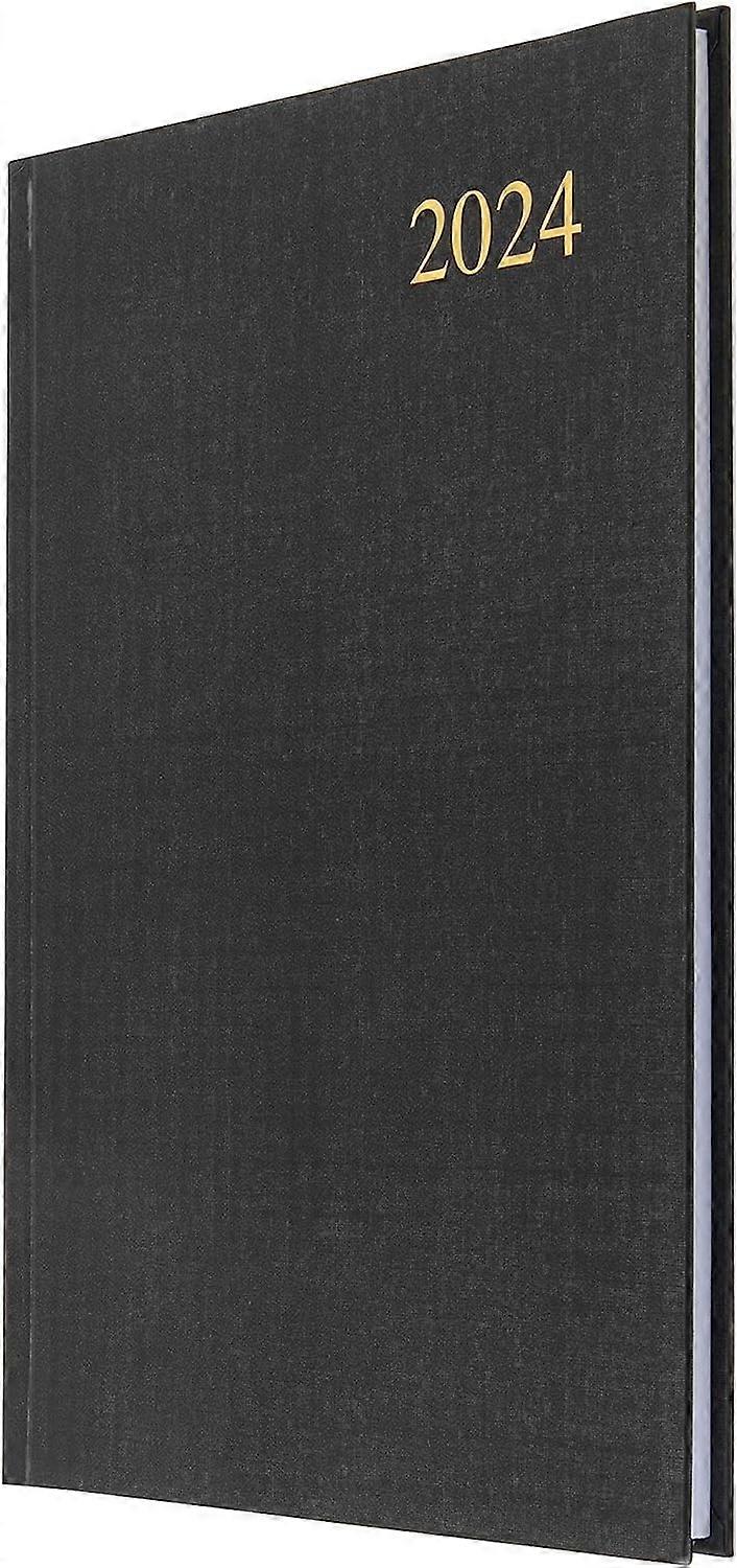 A5 Diary Weekly View Planner 2024 - Complete Planner 2024 Daily, Weekly and Monthly Views - (A5 Size, Black)