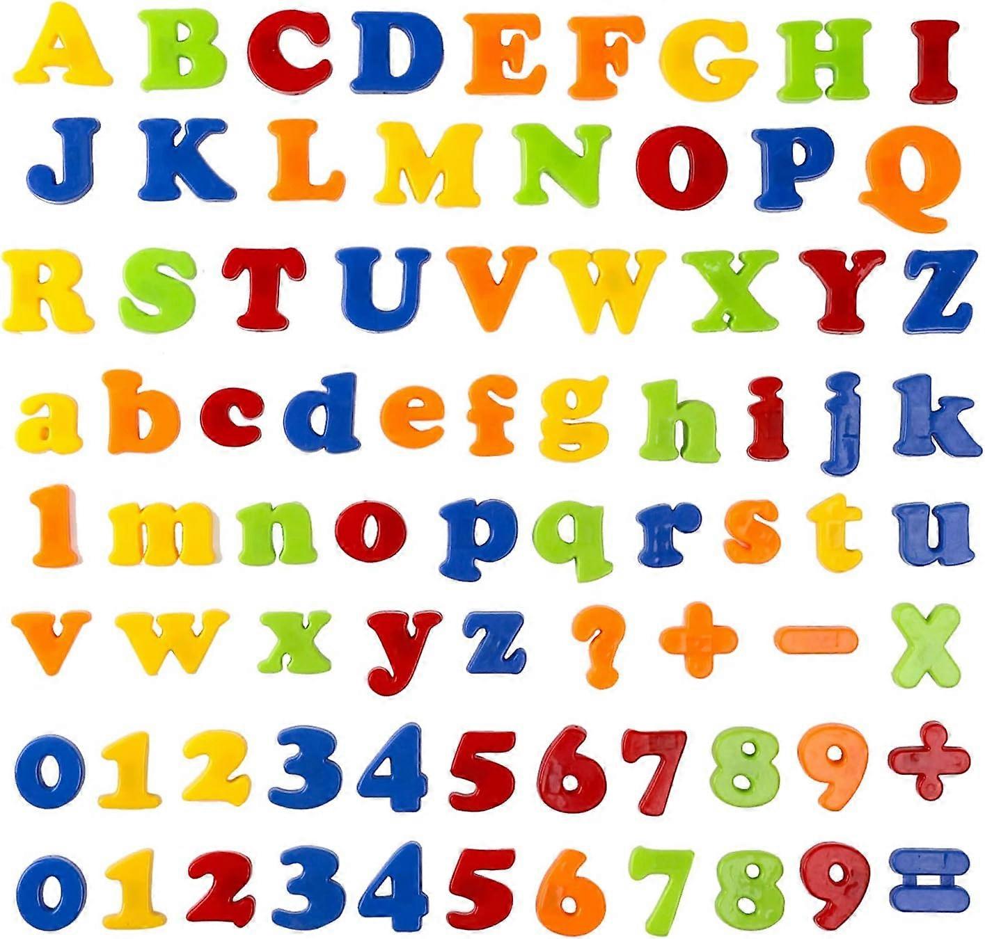 LovesTown 104 PCS Alfabeto Magnetico Lettere e Numeri Medio