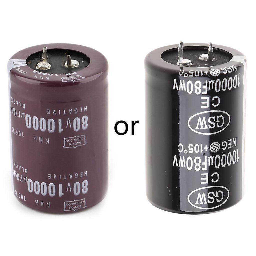 35x50mm 80V 10000uF Electrolytic Capacitor Filter Current Condenser For Audio Am