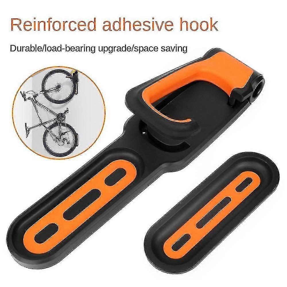 耐久性のある折りたたみ式垂直自転車壁掛けフック自転車収納ラック壁掛けハンガーホルダー