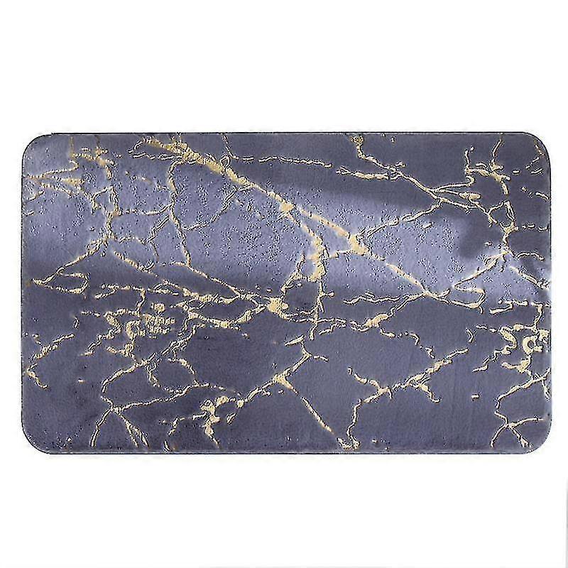 Tflycq Plush Floor Carpet Absorbent Bathroom Mat Bedroom Shower Room Hallway Anti Slip Bath Rug(40*60cm