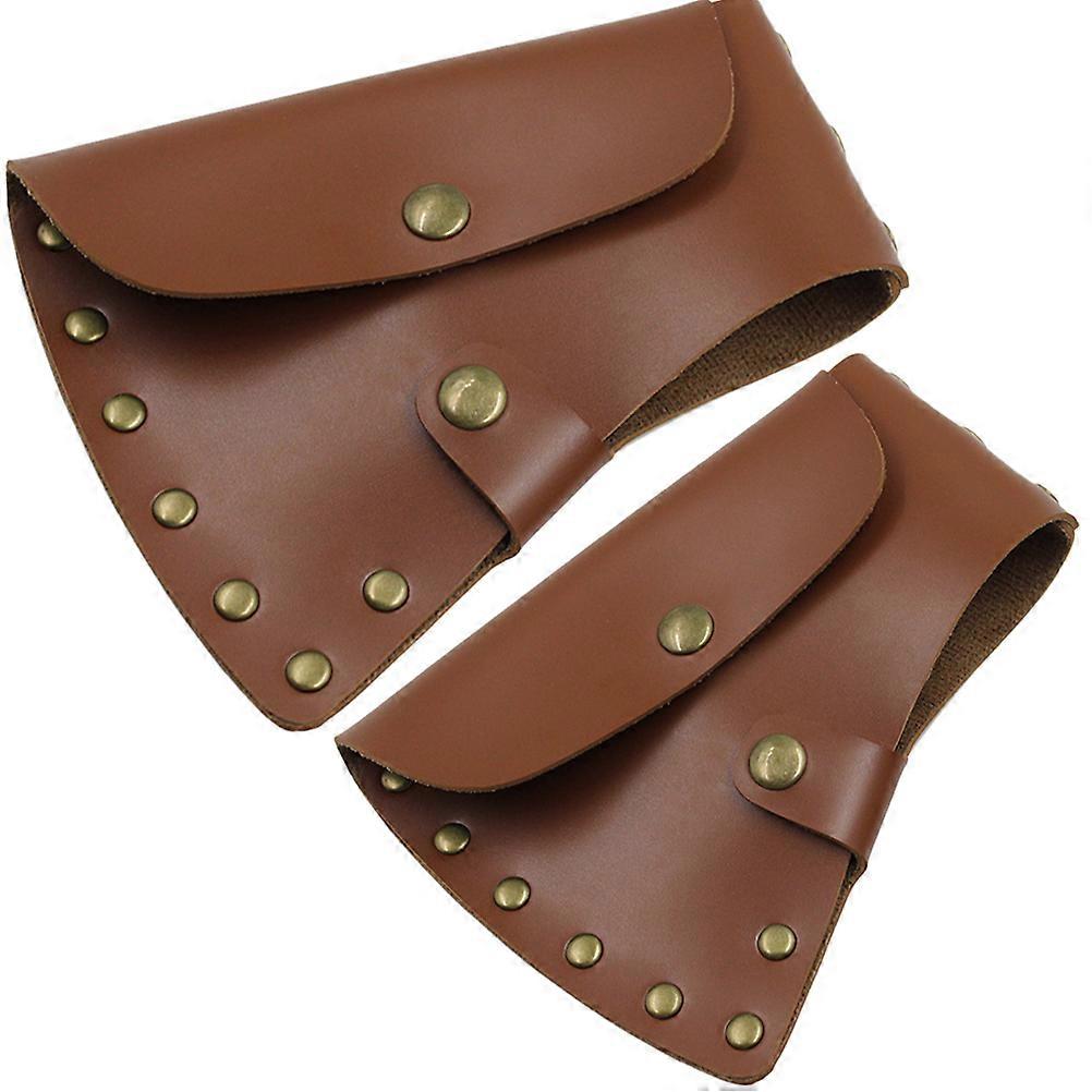 2 st Leatherman Slida Hatchet Protector Verktyg Bladskydd Läder Yxfodral Läder Yxduk