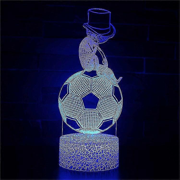 3D Optische Täuschung Lampen 7 Farben Touch Change Schalter Nachtlicht Art Deco Machen Sie ein romantisches Ambiente