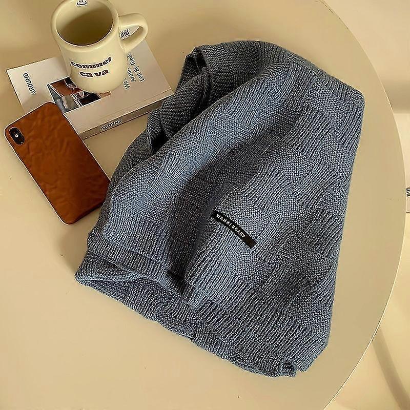 Kvinner Vinter skjerf Varm Strikket Hals Wrap Casual Soft Blanket skjerf