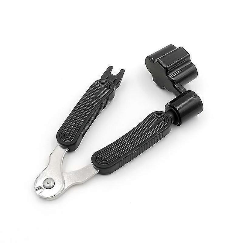 Multifunctional 3-in-1 Wooden Guitar String Winder String Nail Pull String Cone Scissors Stringer String Changer Tool
