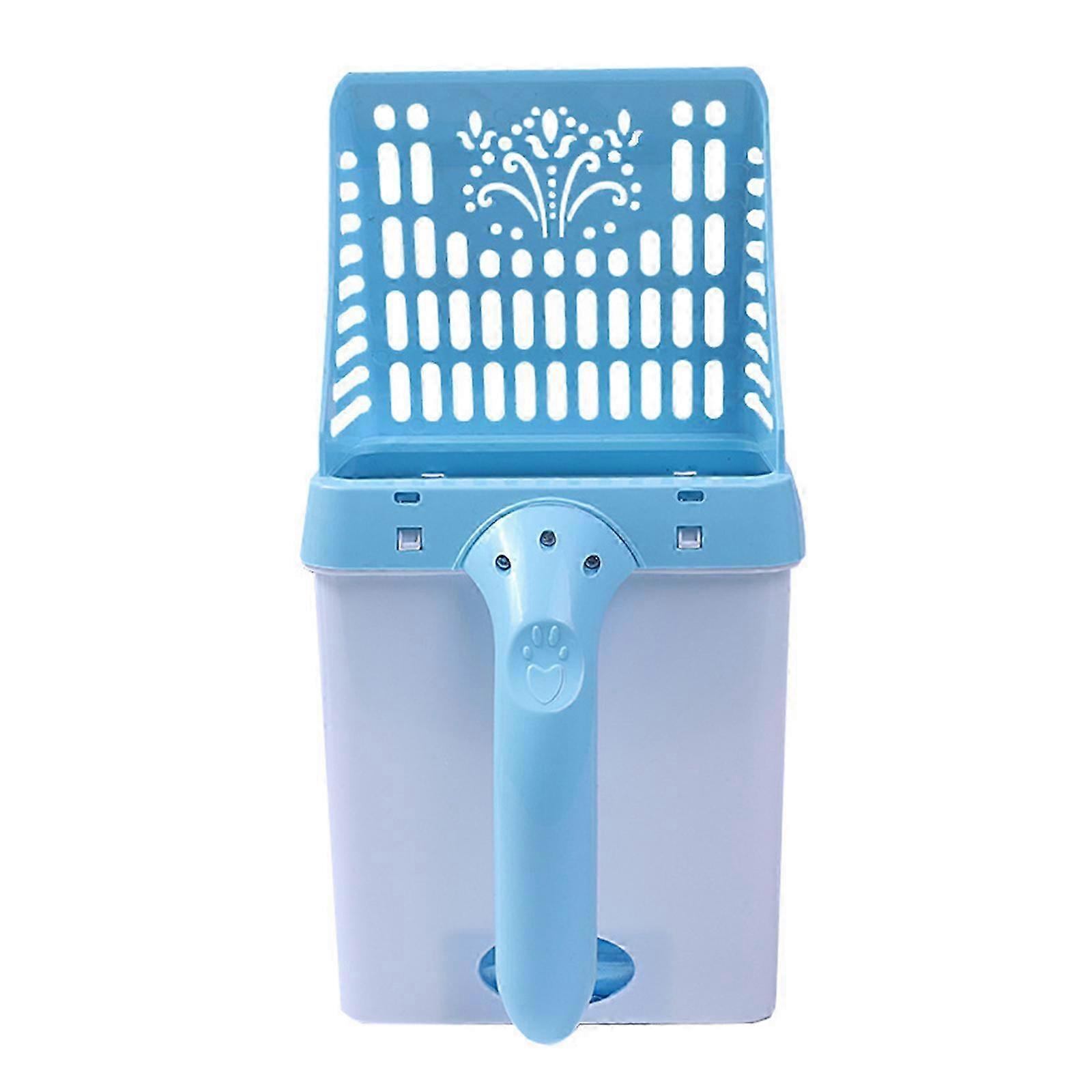 Multi-function Cat Poop Litter Clean Scoop Deep Shovel Integrated Detachable Holder