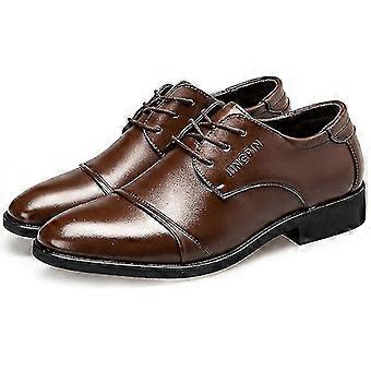 Txj Men Smart Lace-up Business Oxford Brogues Shoes Formal Wedding Office Shoes