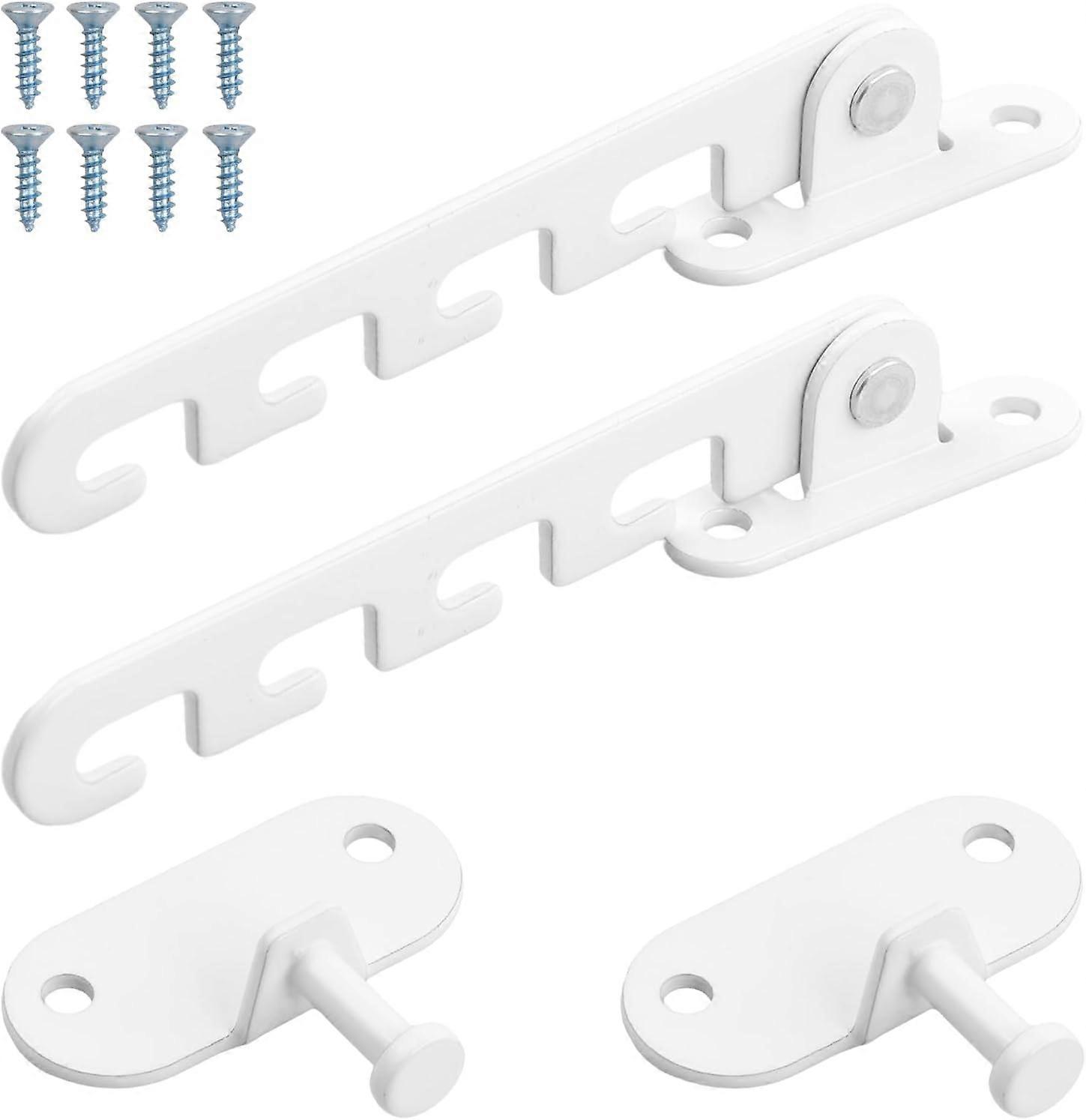 Pieces Casement Window Restrictor, Window Restrictor Window Opening Limiter with Screws, Adjustable Window Restrictor Without Drilling, Suitable for A