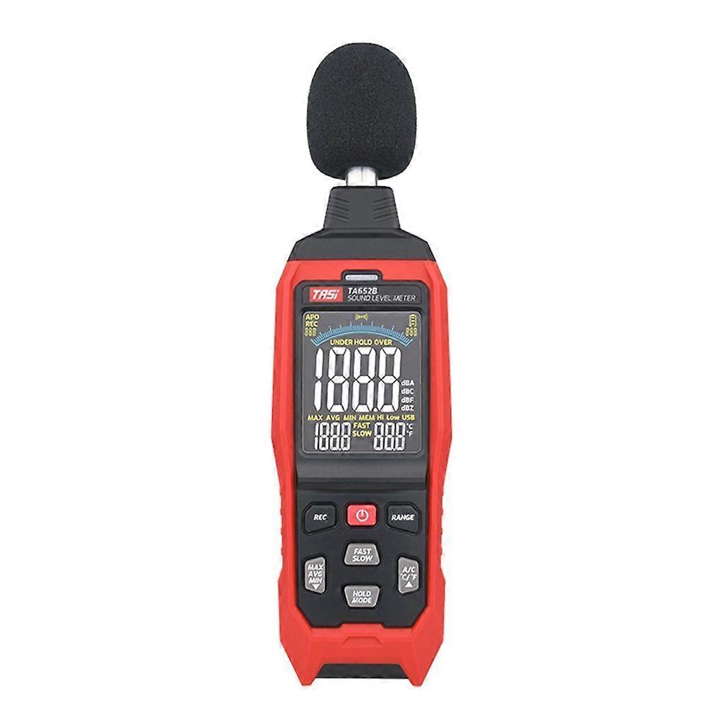Industrial Volume Tester TA652B Home Noise Detectors Digital Sound Level Meter