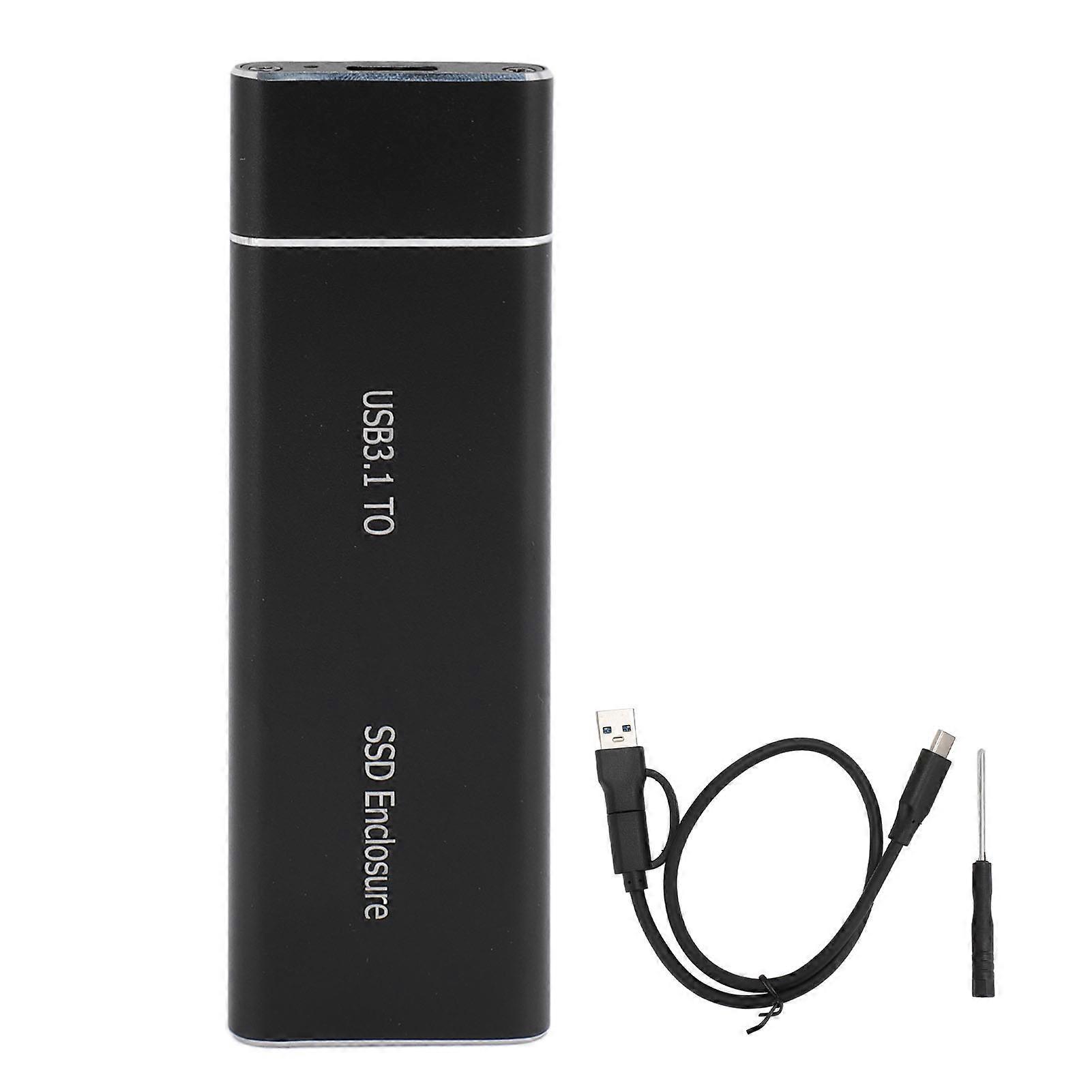 M.2-SSD-Gehäuseunterstützung für NVME NGFF SATA USB 3.1 Typ C External Solid State Enclosure Adapter für Windows für Android