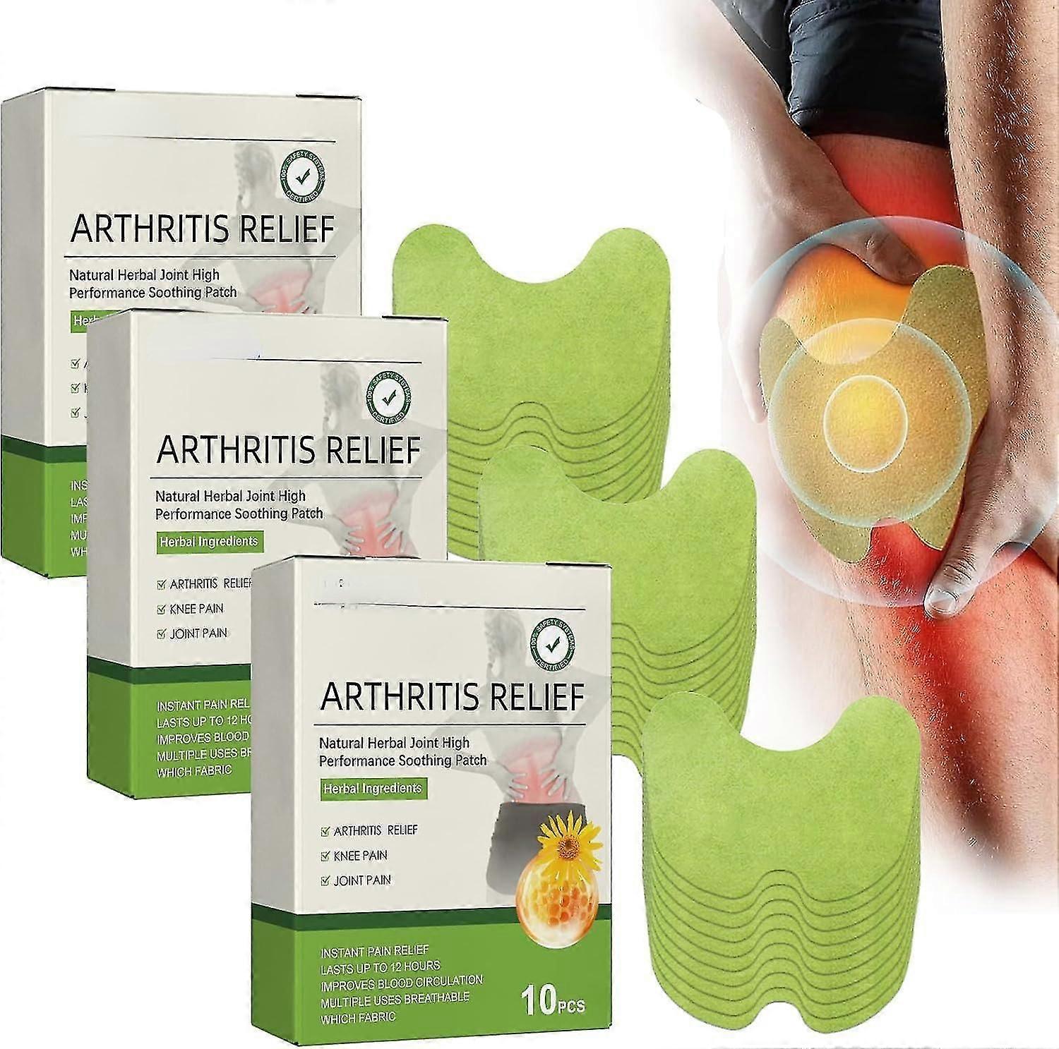 Natural Herbal Joint High Performance Therapy Plaster, Natural Knee Pain Patch, Long-lasting Relief Warming Herbal Relief Patches