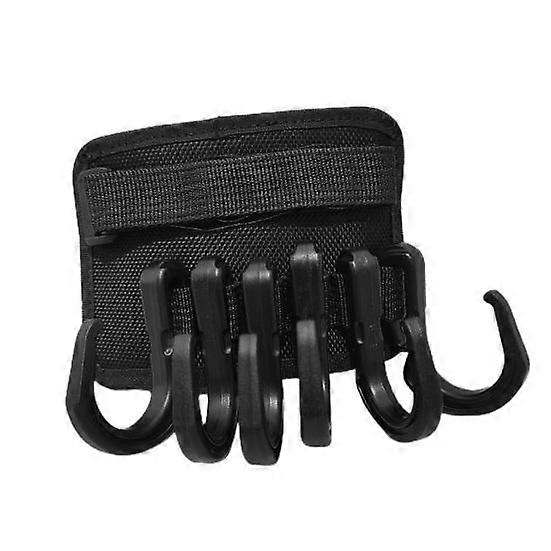 1 Set Beach Umbrella Hanging with Tape 6 Hooks Fasten Hook Anti Slip Great