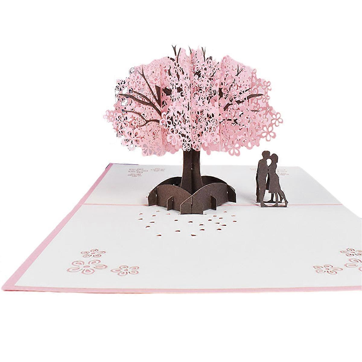 Cherry Blossom Pop Up Card , Tree Pop Up Card, Pop Up Tree Card, Anniversary Pop Up Card, Valentines Pop Up Cards, Thanksgiving Pop Up Cards