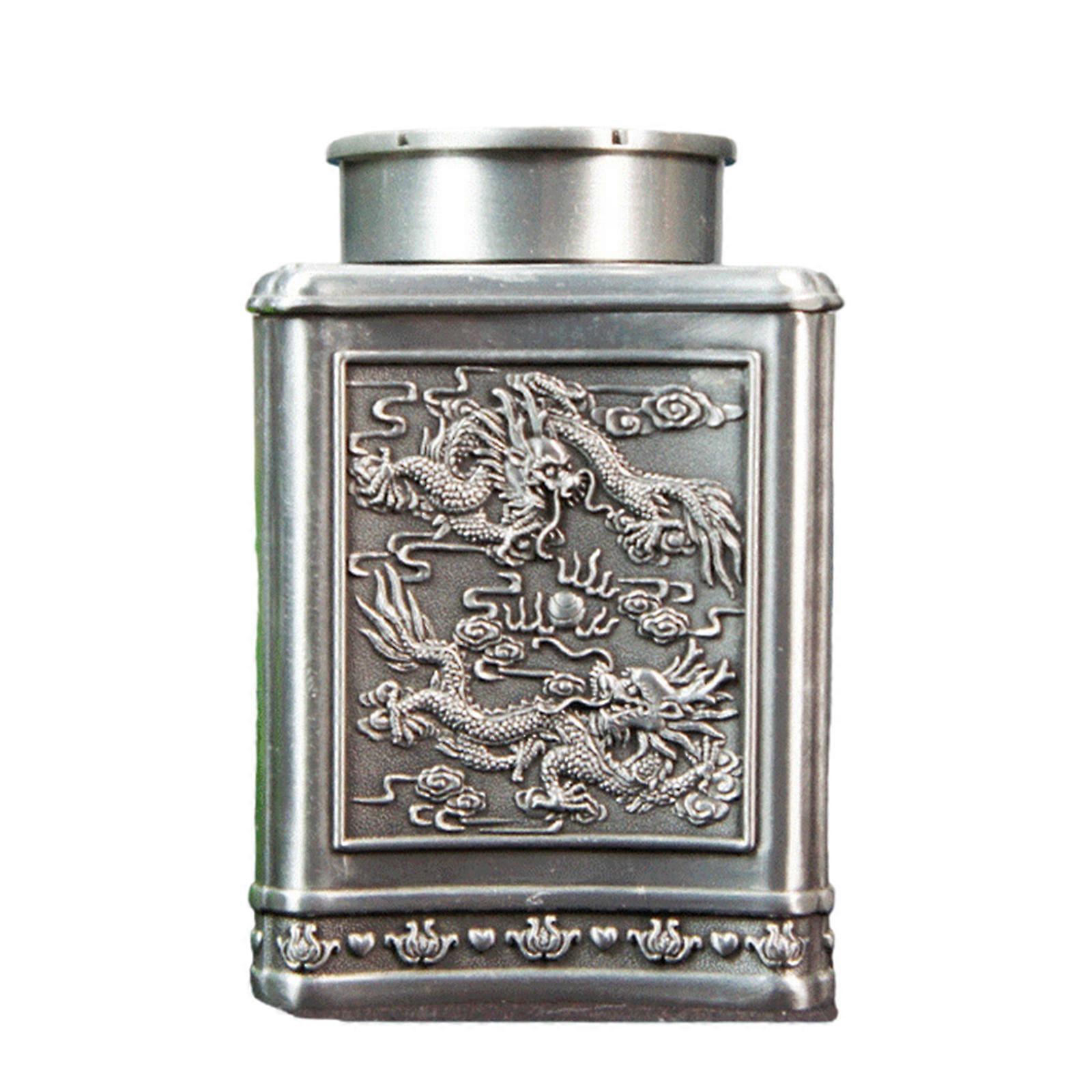 Alloy Teas Canister for Teas Enthusiasts and Collectors Coffee Storage Box Moisture Proof Sugar Container for Home Use