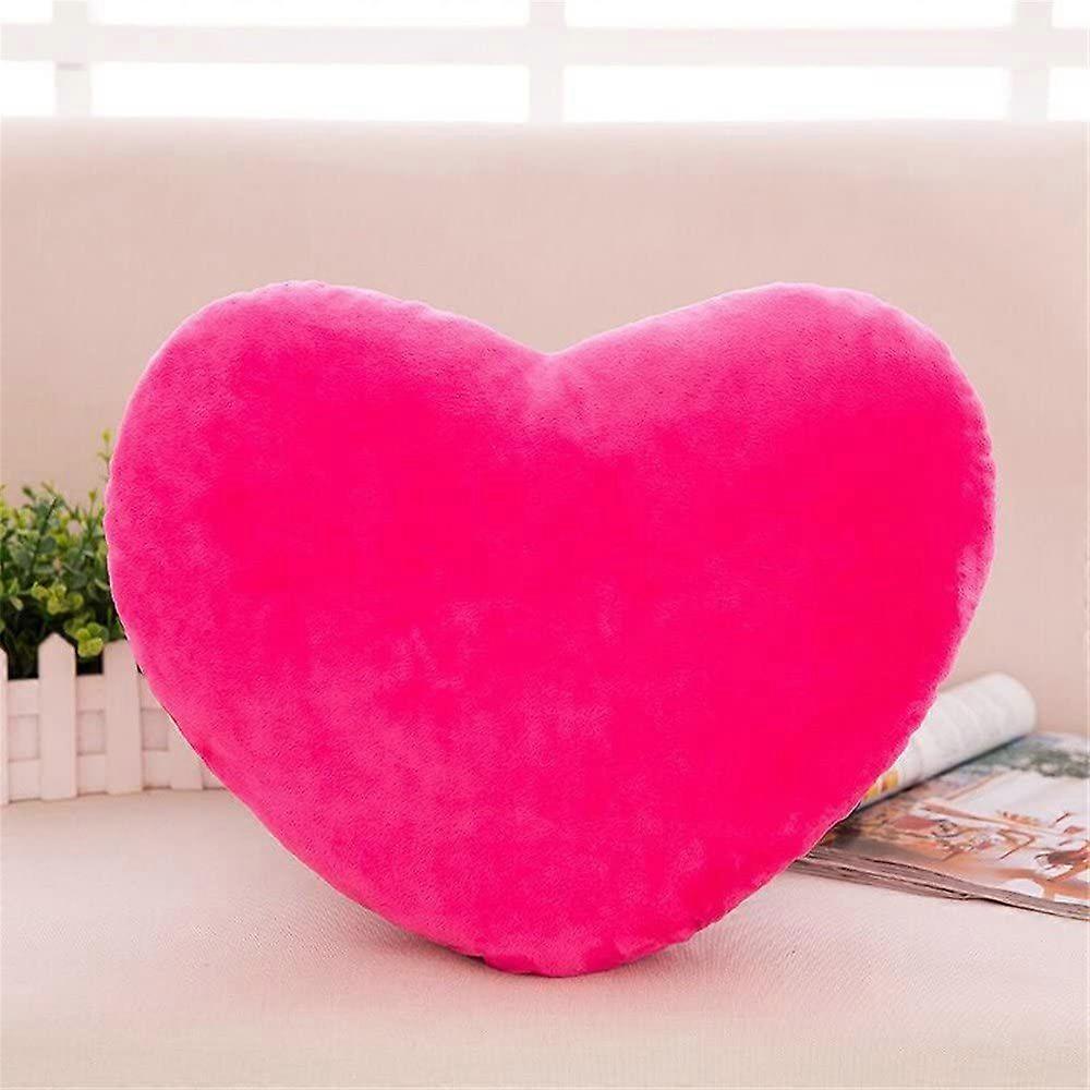 S-ssoy Plush Pillow Heart Shape Cushion Fluffy Throw Pillows