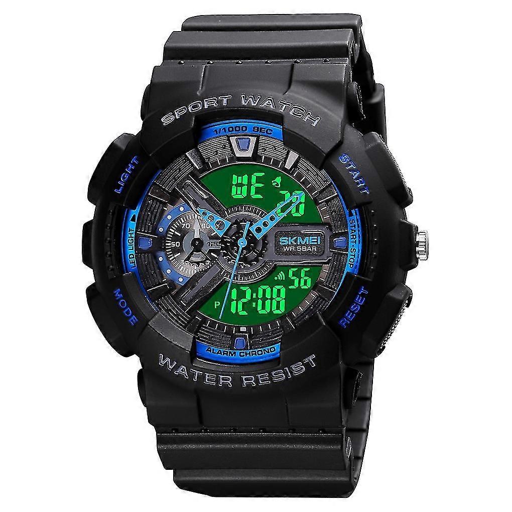 Skmei 1688 Digital Display + Pointer Sports Electronic Watch Blue