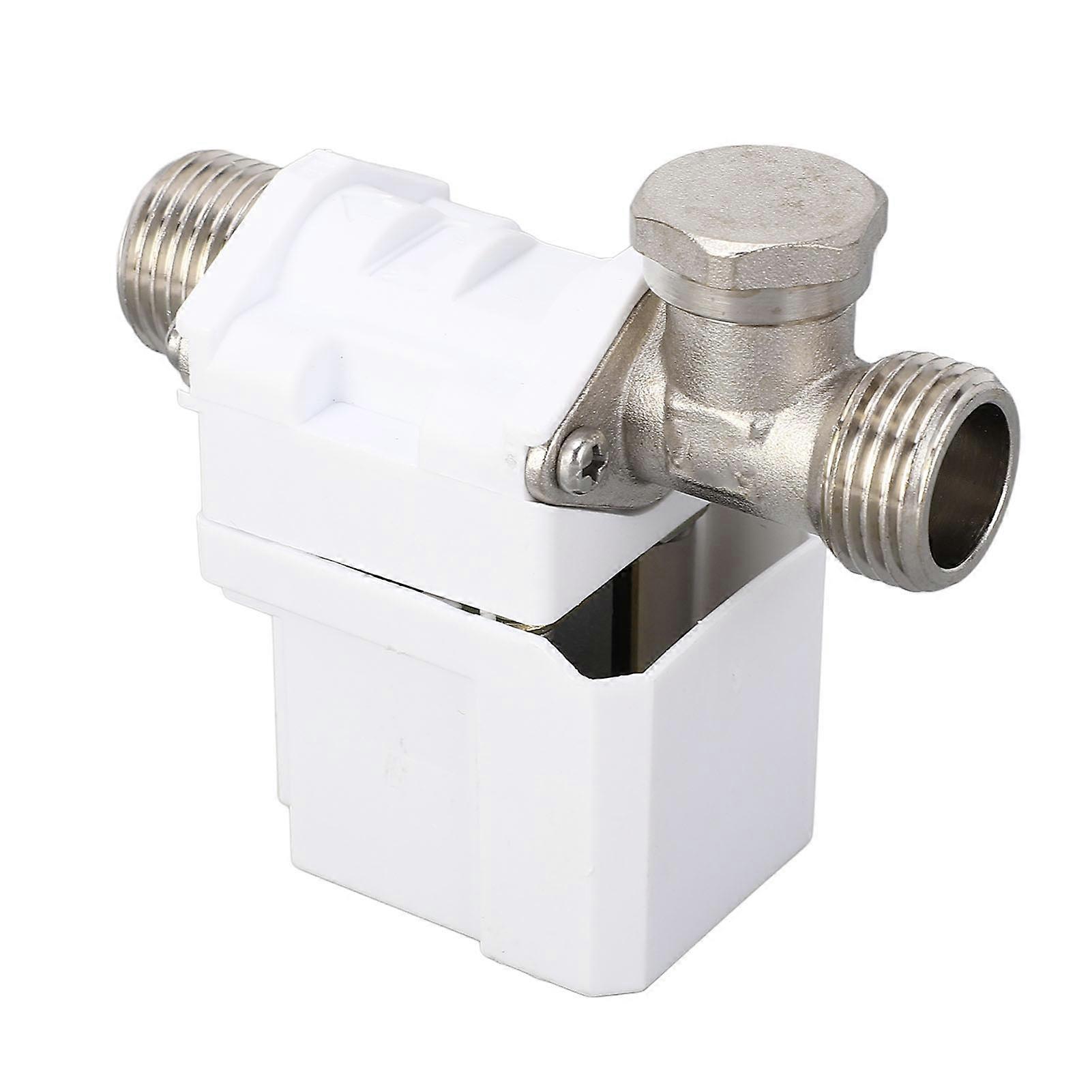 Sole Valve, DC12V Electric Sole Valve G1/2 Male Thread Water Inlet Flow Switch 0.03‑0.6MPA Flow Switch Valve for Heater Dishwasher Washing