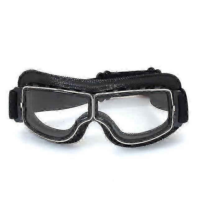 Deri Gözlükler Vintage Motosiklet Gözlükleri Vintage Motosiklet Gözlükleri Retro Jet Kask Gözlükleri