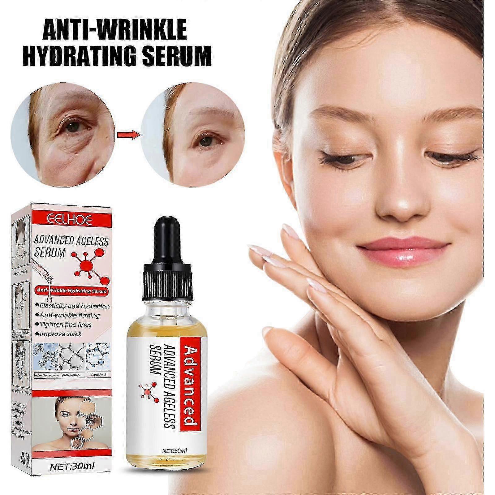 EELHOE Anti-wrinkle Hydrating Essence Lifts, moisturizes, reduces and tightens fine lines around the eyes, moisturizes and rejuvenates