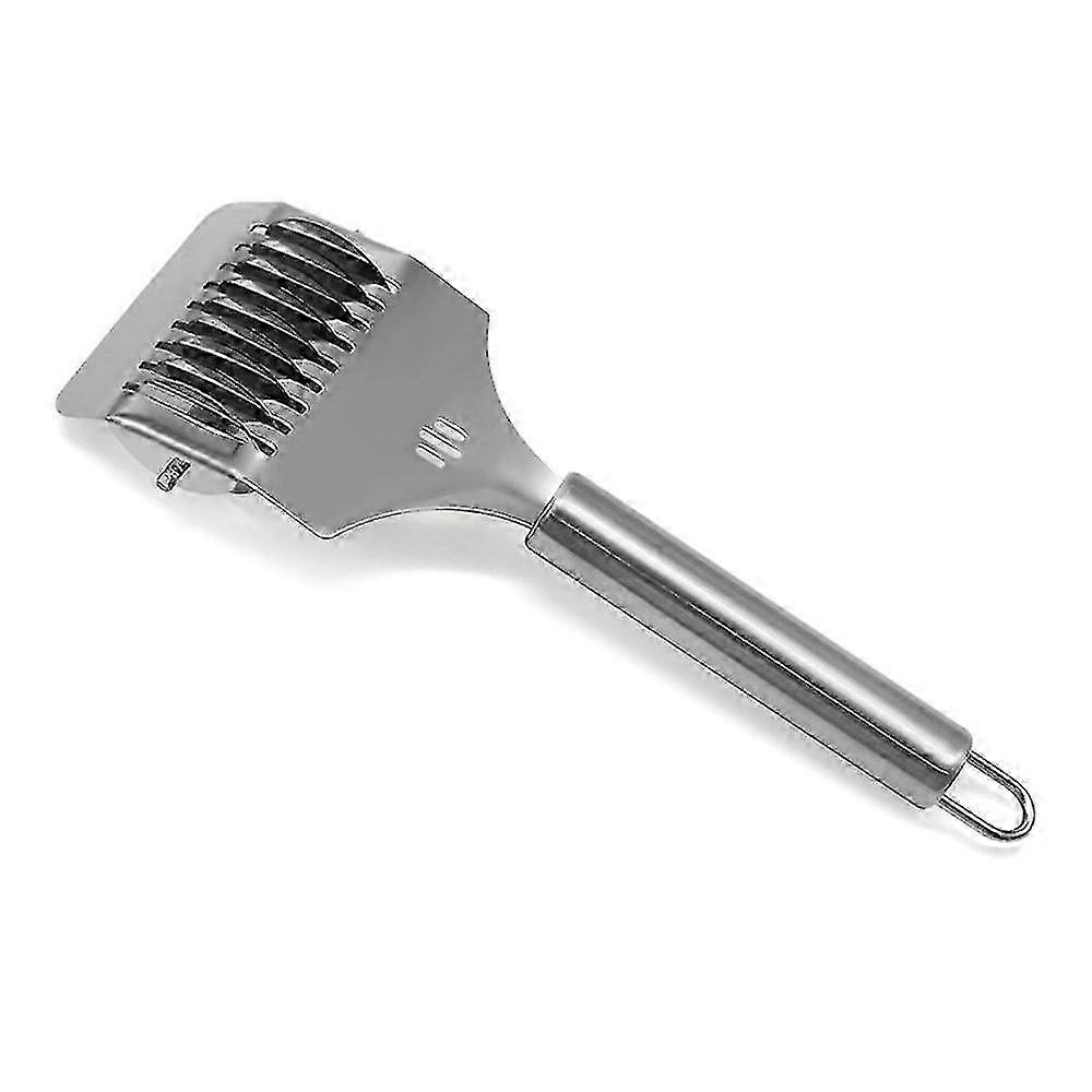 (Gratis frakt) Kitchen Craft håndholdt rullekutter i rustfritt stål for friske urter og mynte