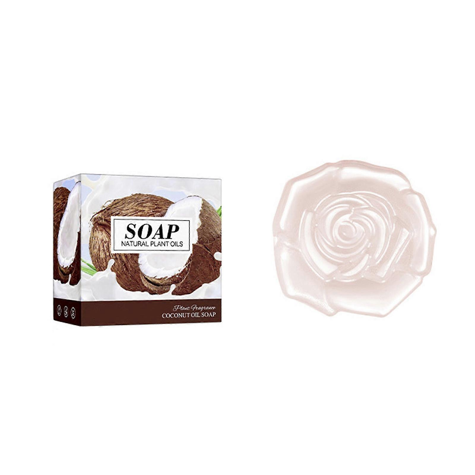 Savon à l’huile de noix de coco Savon fait à la main Savon nettoyant pour le corps Savon général PU4369