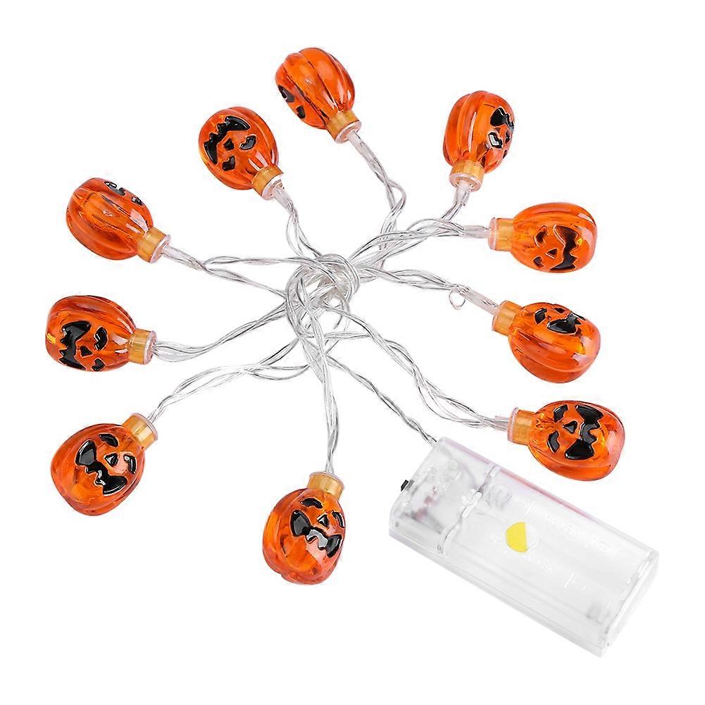 Indoor Battery Powered Pumpkin Light String Halloween Party Decoration Lights