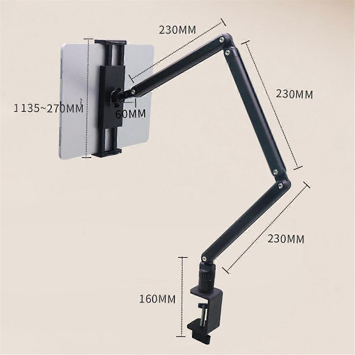 Portable Tablet Holder Support Desktop Rotating Folding Monitor Holder Phone Stand Universal Alumin