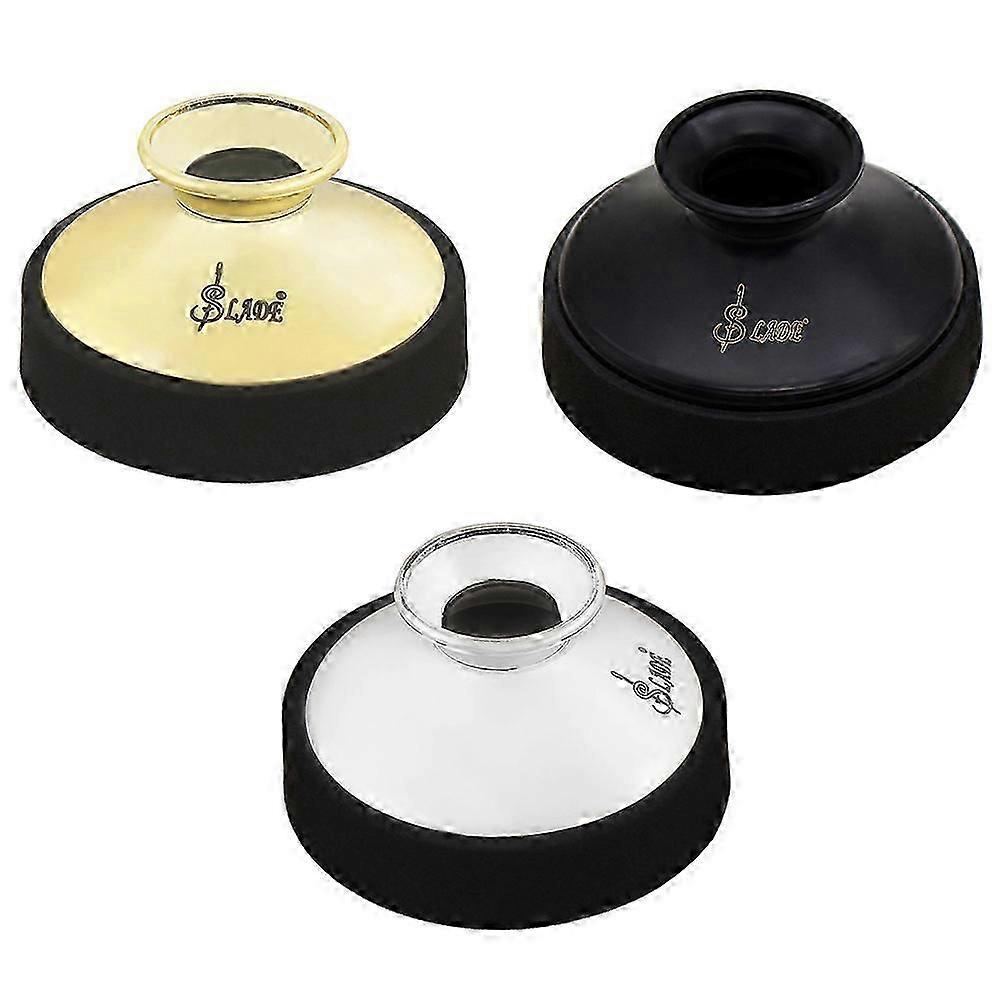 3Pcs Alto Saxophone Mutes Practical Saxophone Silencers (Assorted Color)