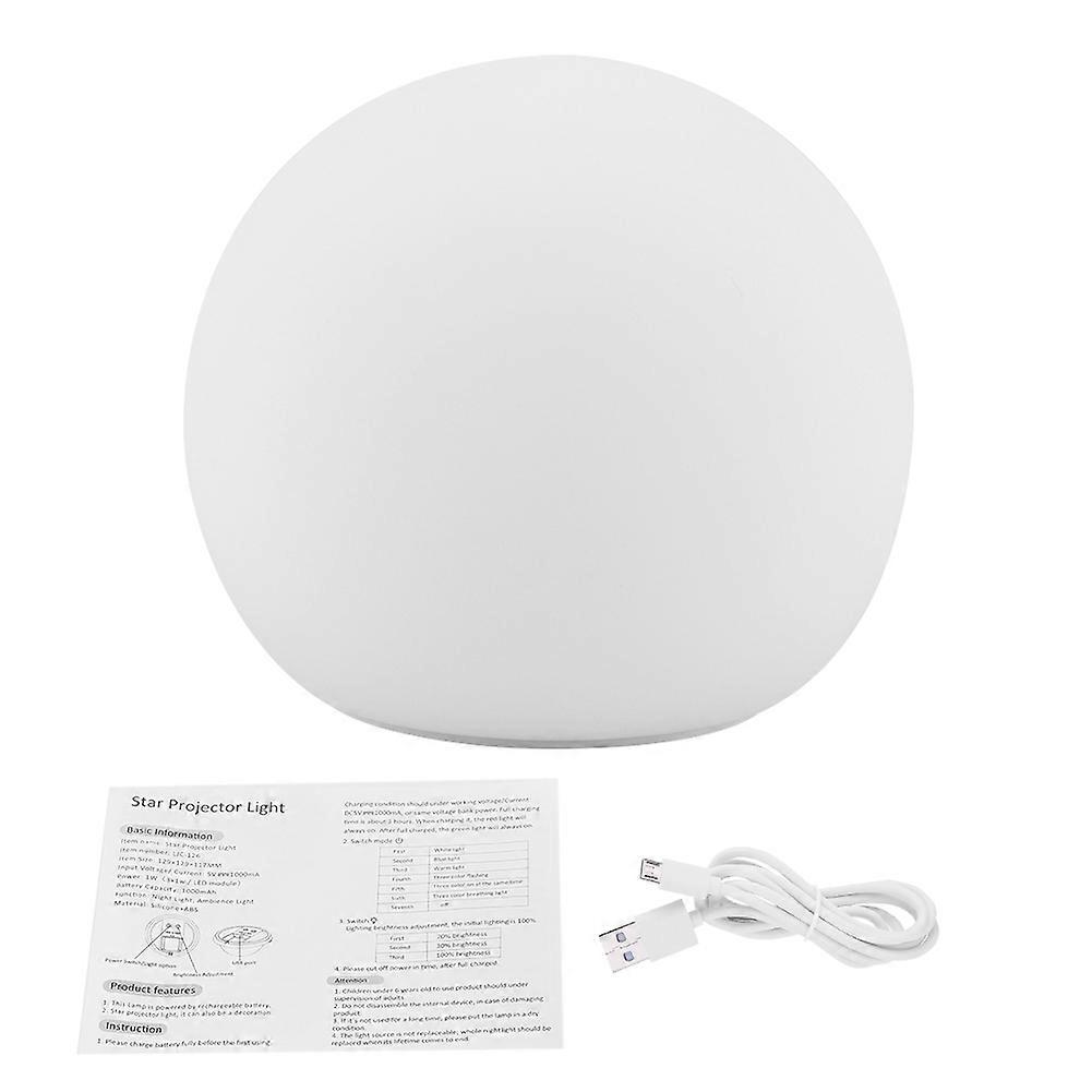 1W USB Charging 3 Color Starry Sky Projector Lamp Home Romantic LED Night Light