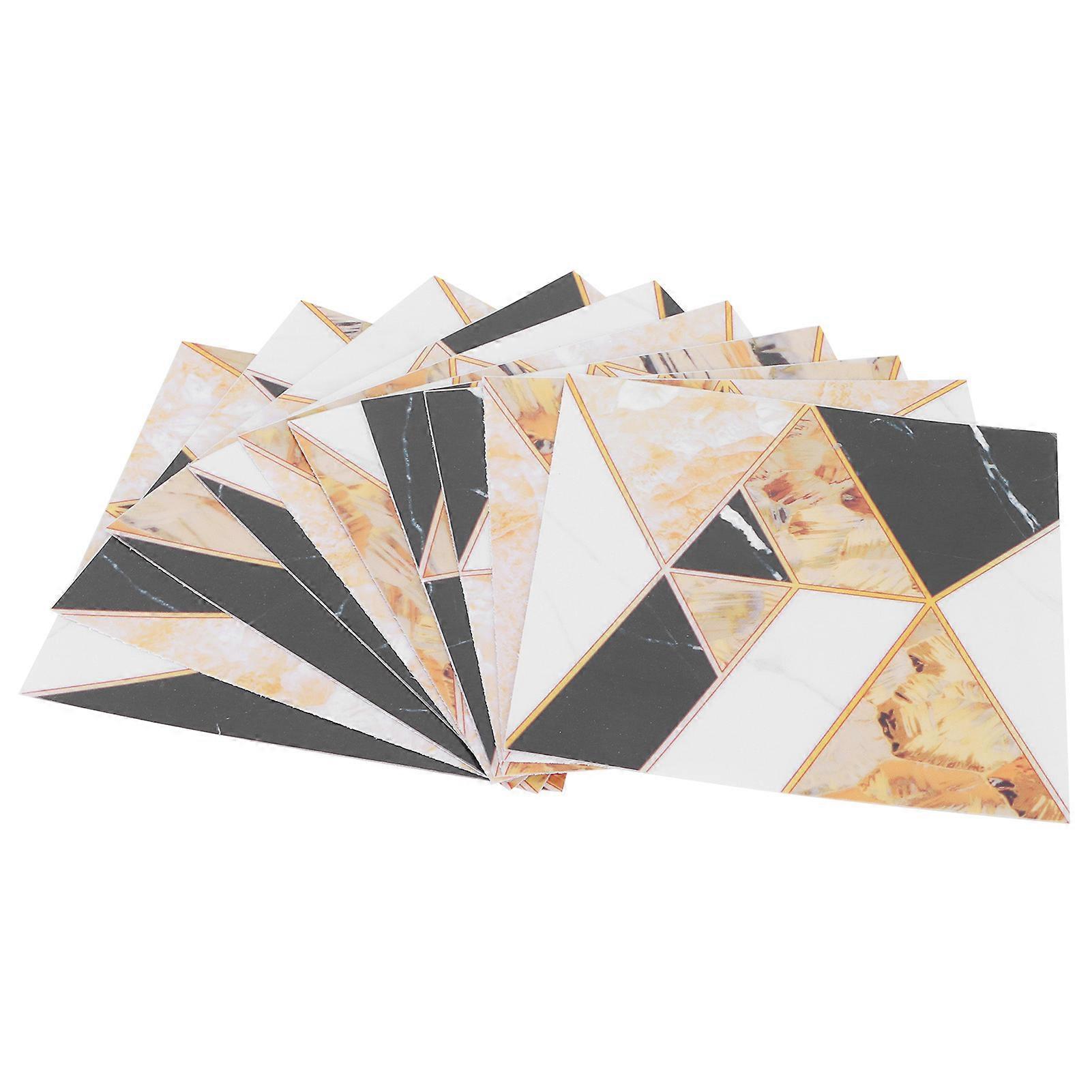 Tile Stickers 10-Count Self-Adhesive Wall Decals For Kitchen Backsplash Peel-And-Stick