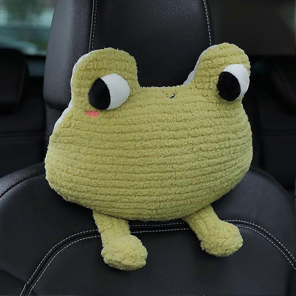 Frog-Shaped Neck Pillow for Drive in Style and Support