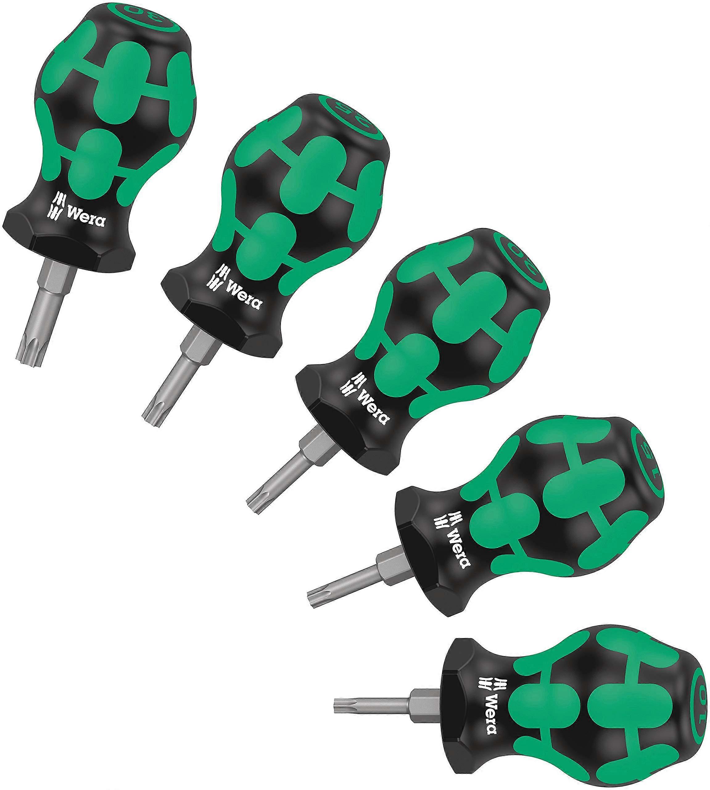 Torx Stubby Screwdriver Set, 5-Piece, Precision Screwdriving Tools for Small Fasteners